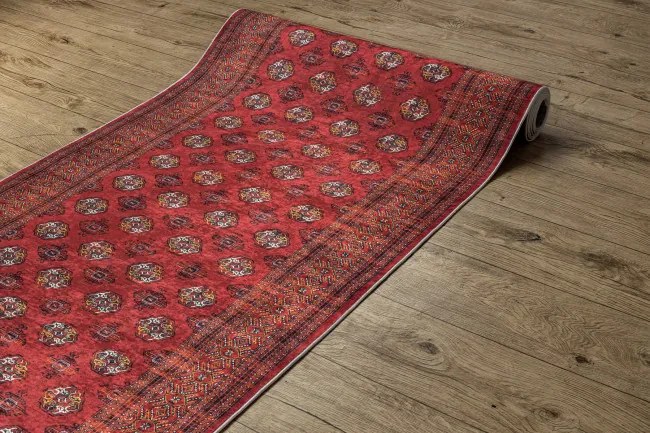Protišmykový behúň LOTUS BUCHARA 30250 červený