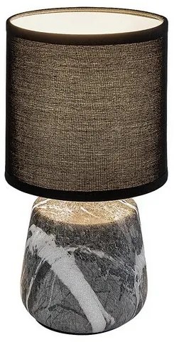 Rabalux 74066 stolná lampa Nalisa, valcovitá, čierna