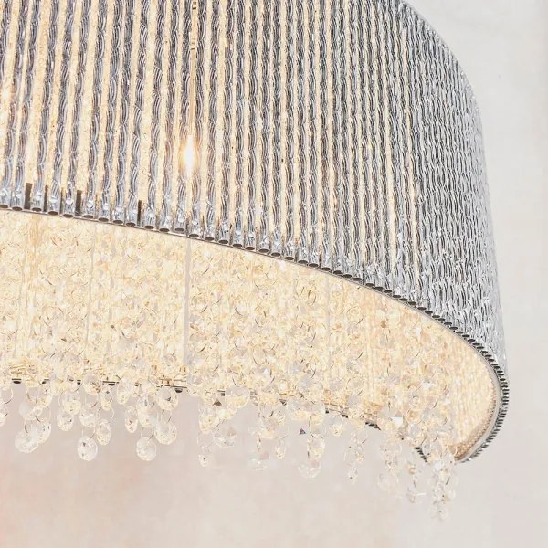 Endon 81979 - Krištáľový závesný luster GALINA na lankách 8xG9/25W/230V lesklý chróm