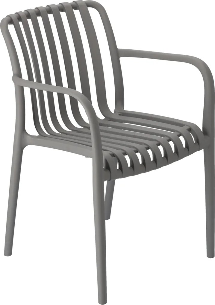 Garden Line ZÁHRADNÁ STOLIČKA 45,5 x 57 x 45 / 81 CM ŠEDÁ *8663