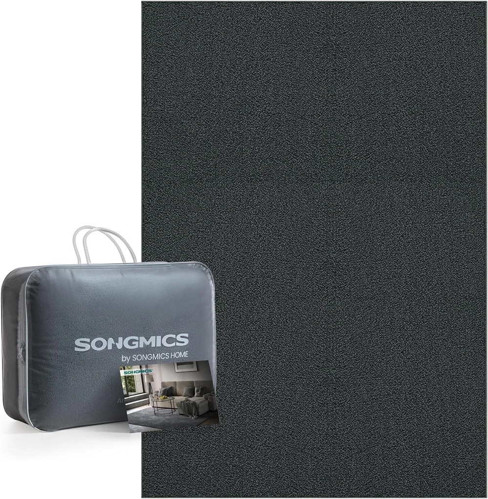 Koberec 160x230cm - antracitovo sivý