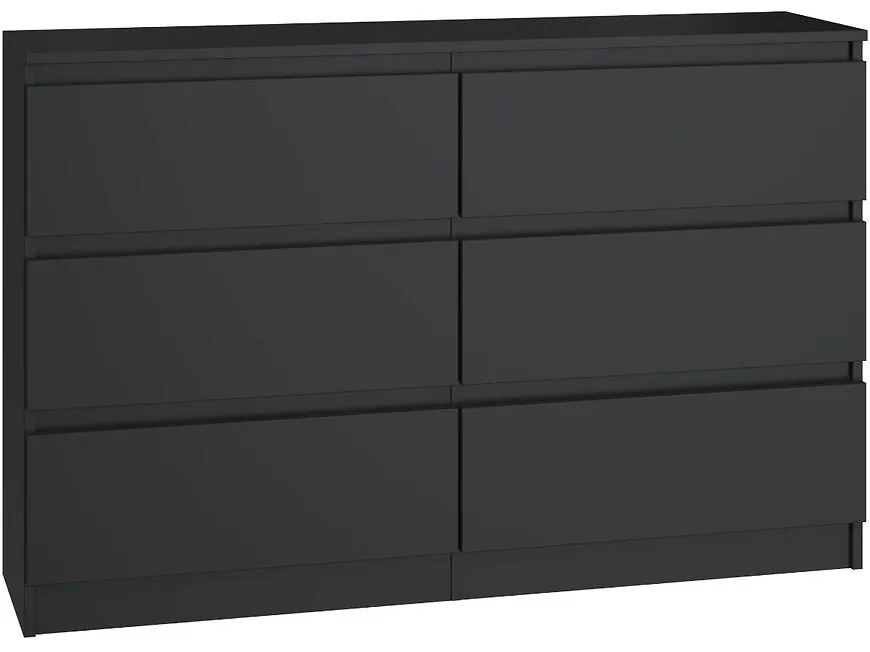 Komoda Malwa M6 120 čierna