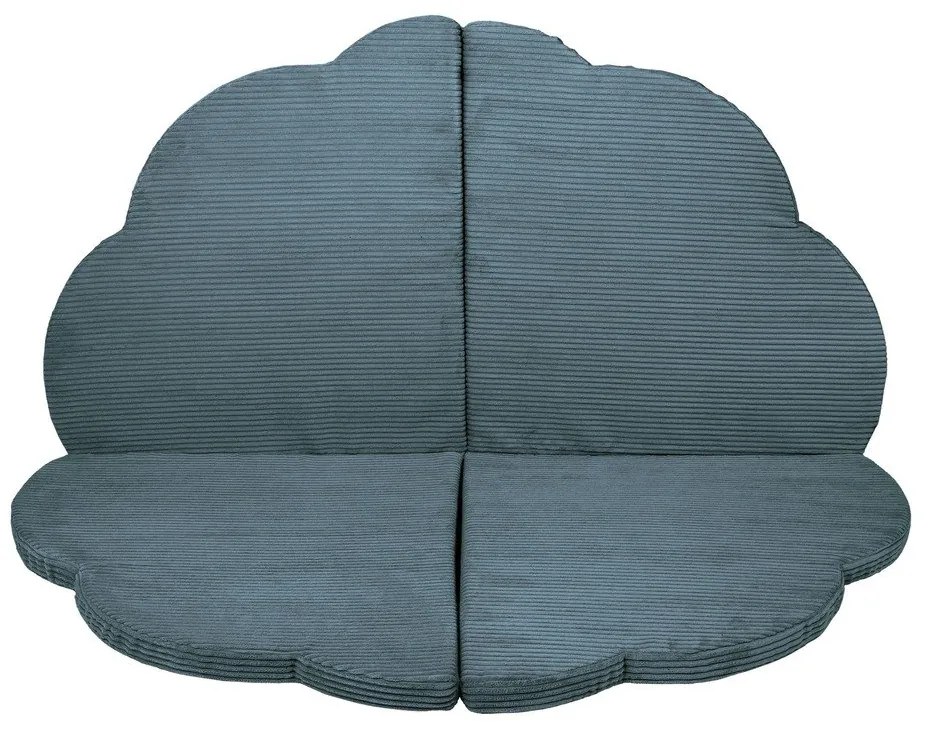 Tyrkysovomodrá detská hracia podložka 160x160 cm – Meowbaby