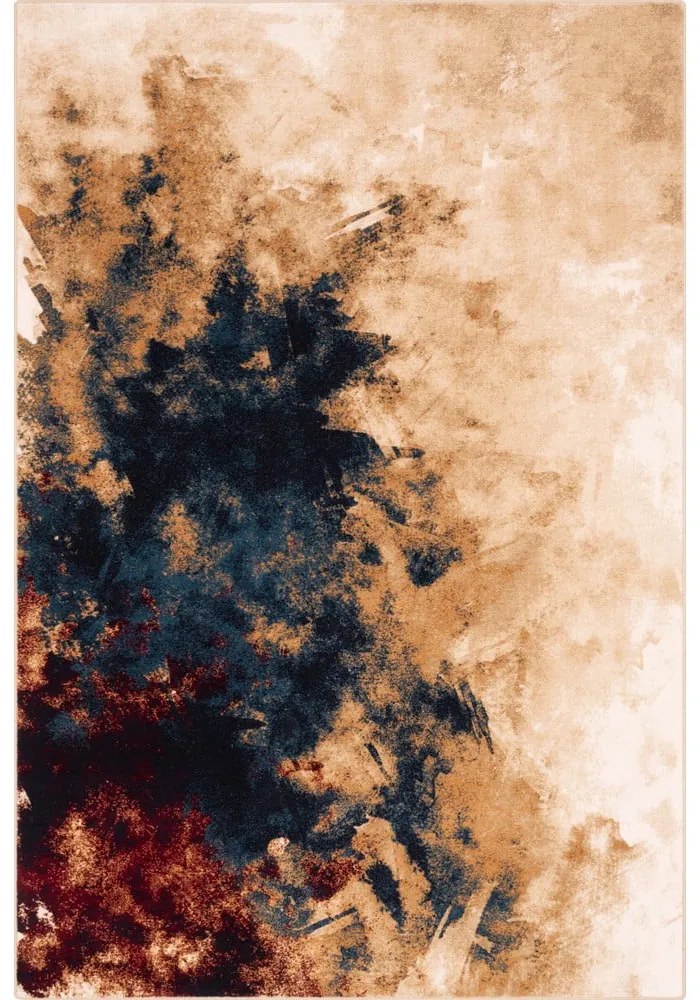 Vlnený koberec 160x240 cm Burst dark beige – Agnella