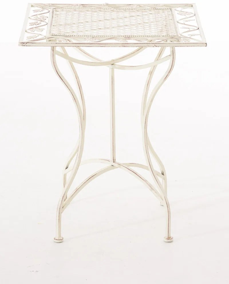 Kovový stôl GS19599 - Krémová antik