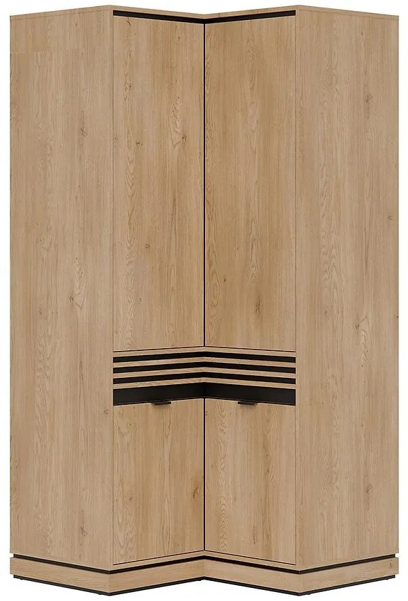 Rohová skriňa Ferro Fe13 Dub Crem Torro