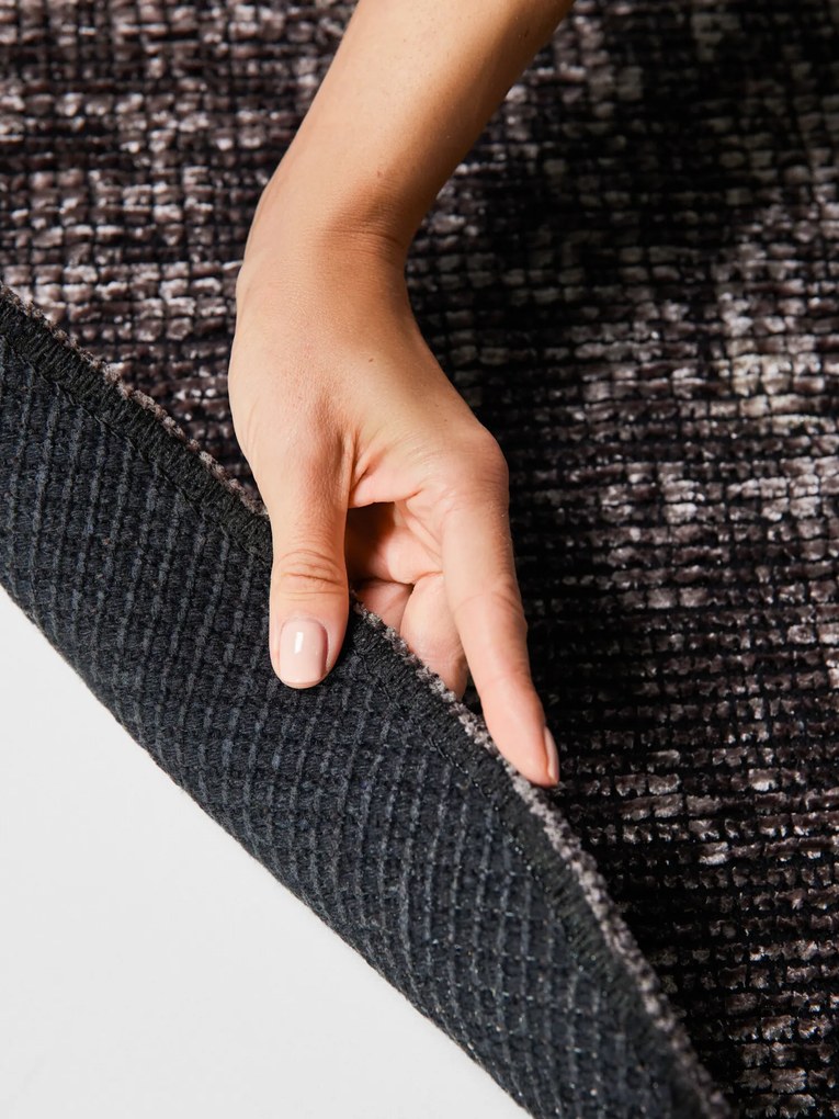 ELLE Decoration, Kusový koberec Brilliance Prisma 106311 Brown z kolekcie Elle kruh, 200x200 (priemer) kruh, hnedá, obývacia izba