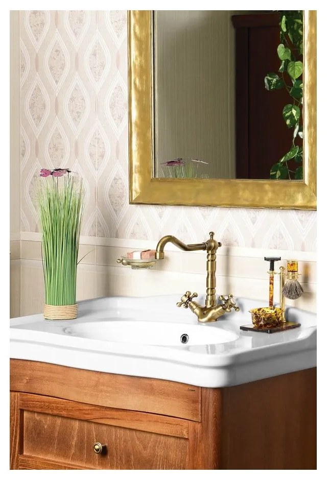 Ružová stojančeková umývadlová batéria Antea – Sapho