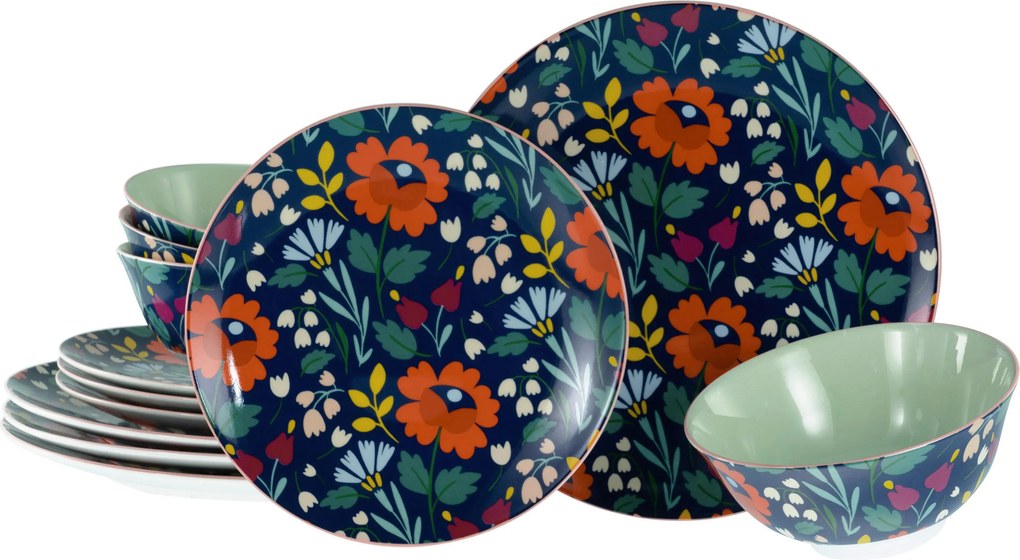 XXXLutz JEDÁLENSKÝ SERVIS Folklore 12-dielne Creatable - Online Only bytové doplnky - 007768050101