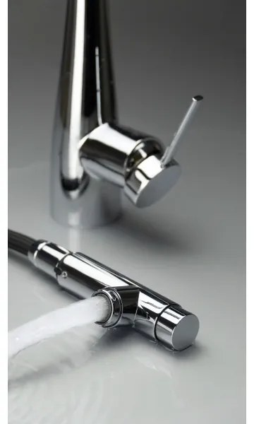 Deante BRE_075M - Batéria s vytiahnuteľnou sprchou ERIDAN, lesklý chróm