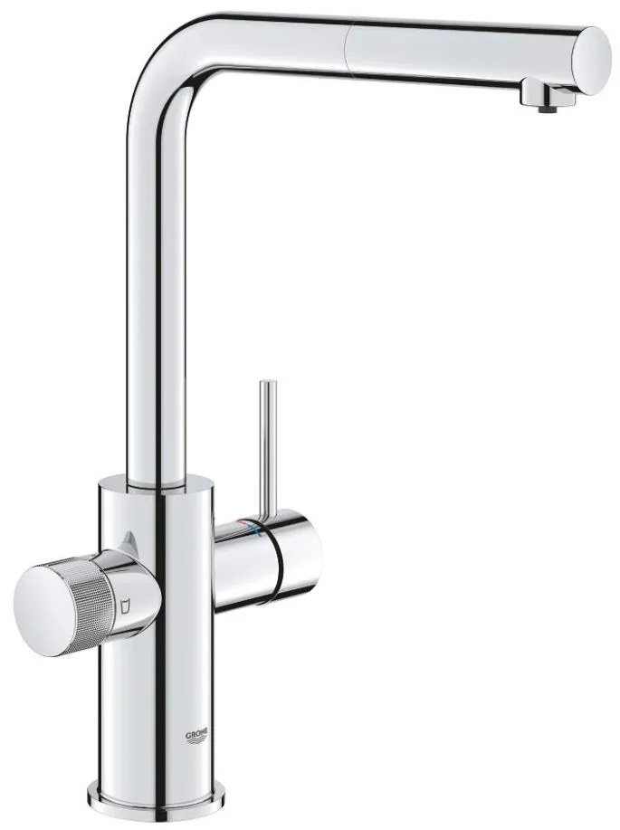 GROHE 30601000 - Drezová batéria BLUE PURE A s vysúvacou sprchou lesklý chróm