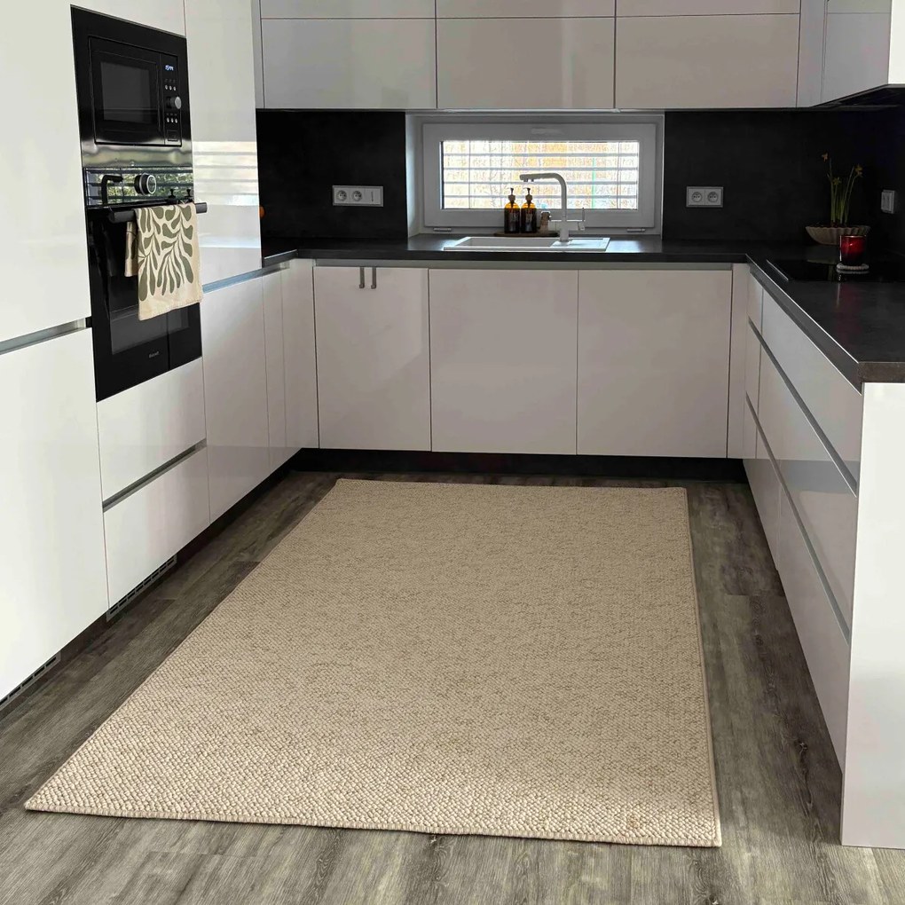 Kusový koberec Wolly 102842, 100x140, béžová, obývacia izba, BT Carpet