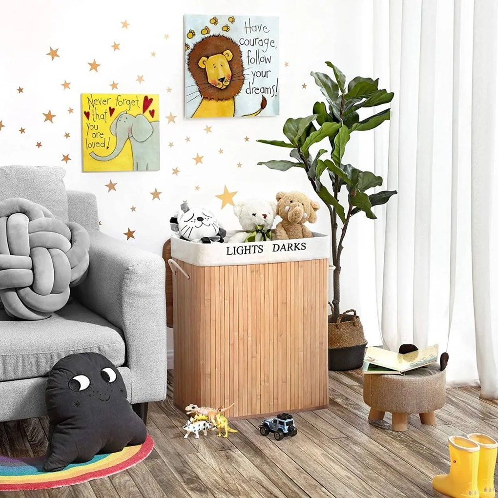 Kôš na bielizeň Dakota 63x52x32 cm