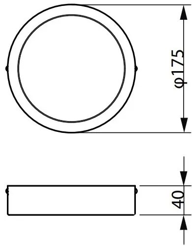 Philips - LED Stropné svietidlo LEDINAIRE LED/10,5W/230V 3000K IP40