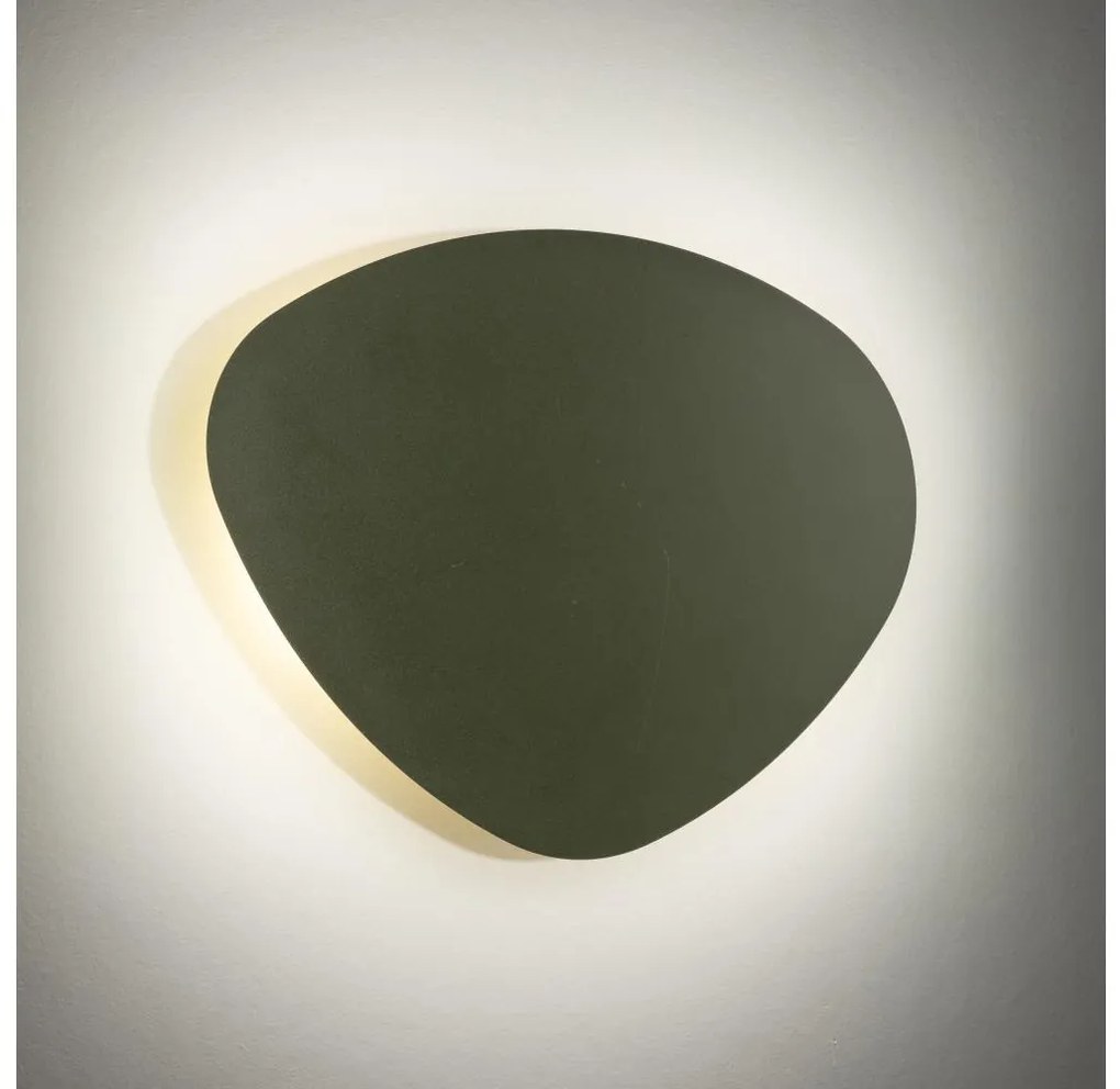 Nástenné svietidlo STONE 2xG9/8W/230V 30x39 cm zelená