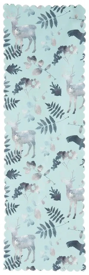 Súprava 4 vianočných obliečok na vankúš a behúň na stôl Minimalist Cushion Covers Winter Wonderland