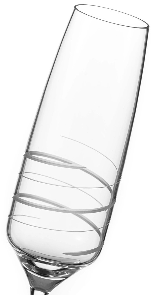 Dekorant Svadobné poháre na šampanské Twist 170 ml 2KS