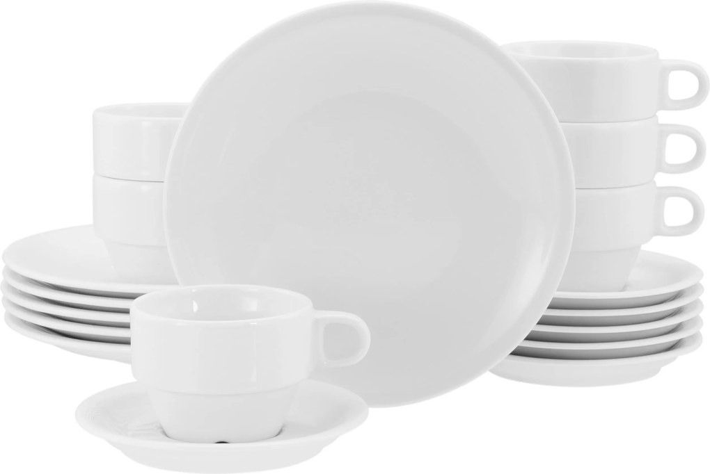 XXXLutz KÁVOVÝ SERVIS Milano Weiss 18-dielne Creatable - Online Only bytové doplnky - 007768065701