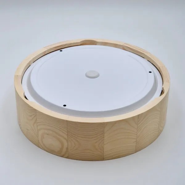 Stropné kúpeľňové svietidlo NATURAL 2xE27/15W/230V IP54 borovica pr. 27 cm