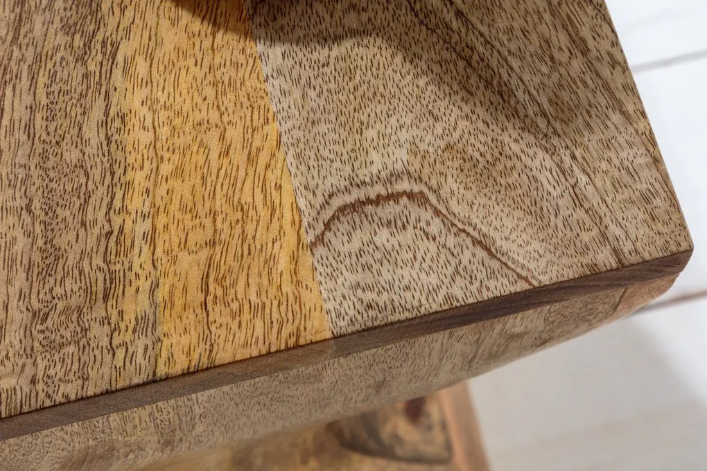 Príručný stolík TWIST 45 cm mangové drevo