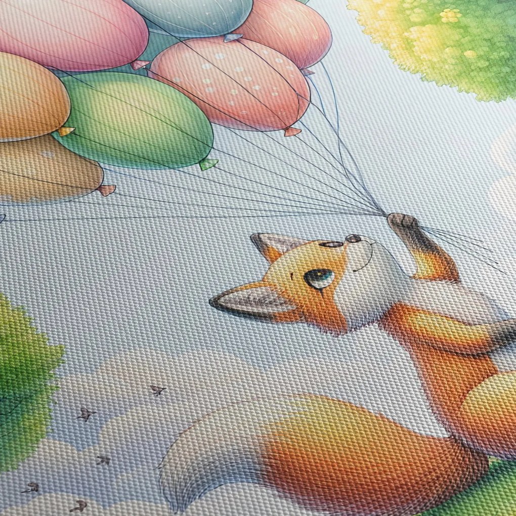 Obraz – Šťastná líška (70x50 cm)
