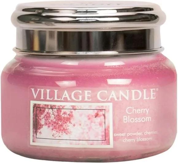 Village Candle Cherry Blossom 262 g, Vonná sviečka v skle Čerešňový kvet