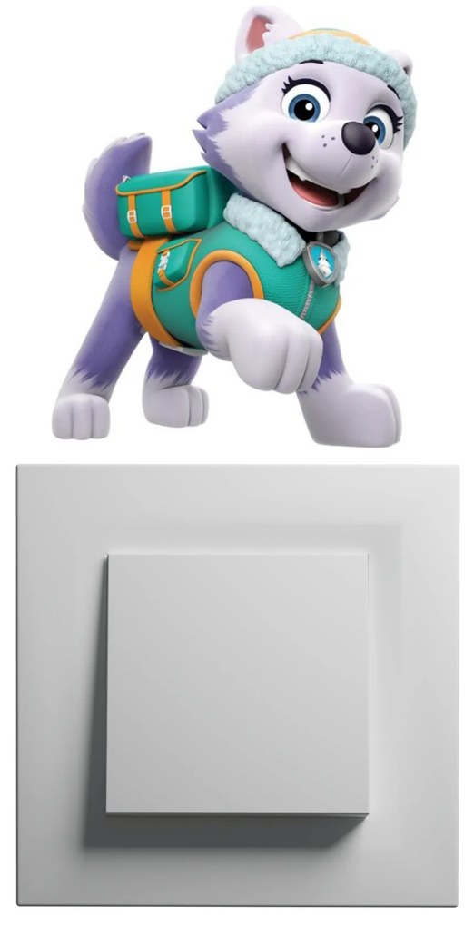 PIPPER. Samolepka nad vypínač „PAW Patrol - Everest"