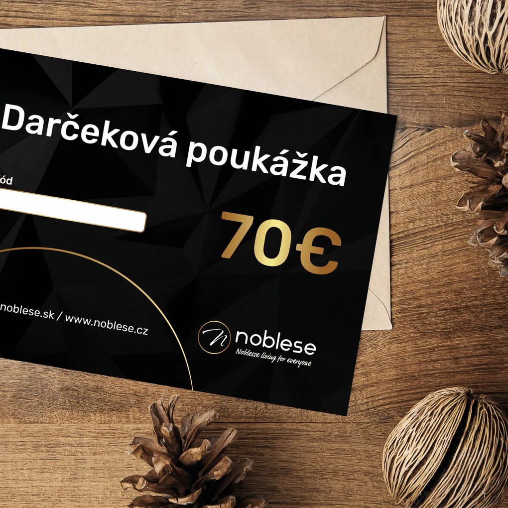 Darčekový poukaz v hodnote 70€ - tlačená verzia