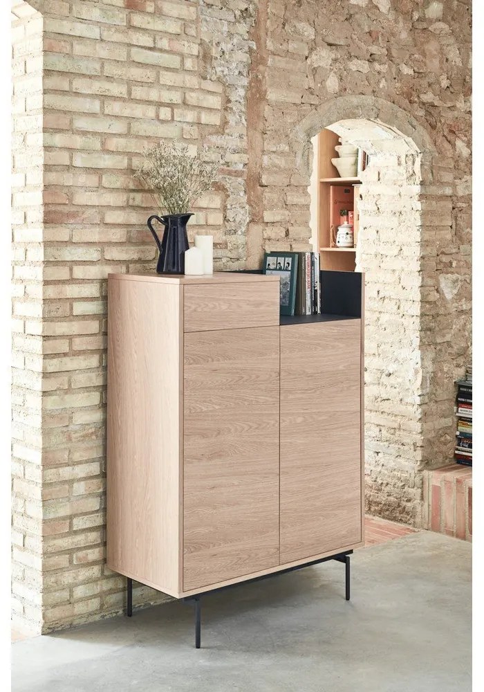 Svetlá hnedo-modrá skrinka Teulat Valley