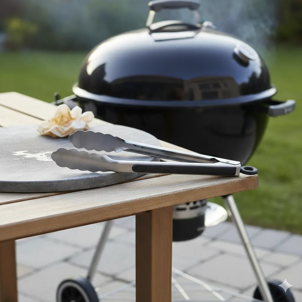 Kliešte na grilovanie BestBerg BBBQ-1T / nerez