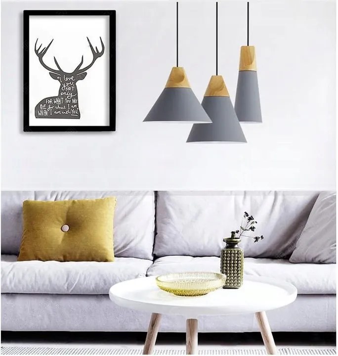 Dekorstudio Retro stropná lampa Loft Scandi CP biela