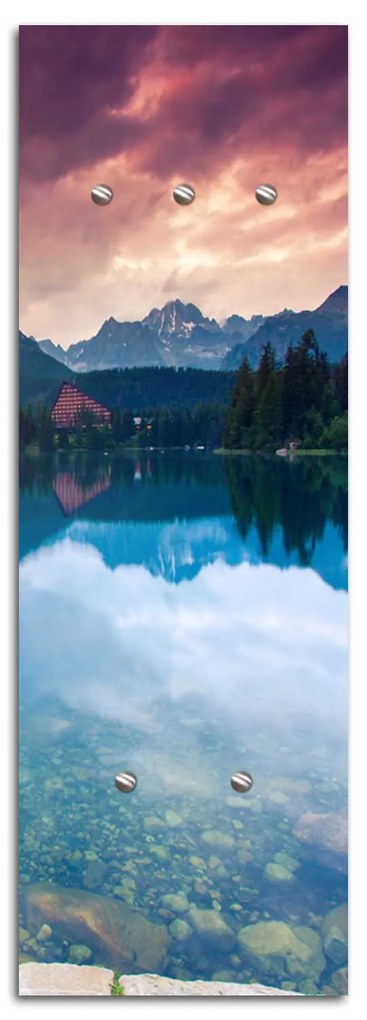 Gario Vešiak na stenu Horské jazero Rozmery: 40 x 118 cm