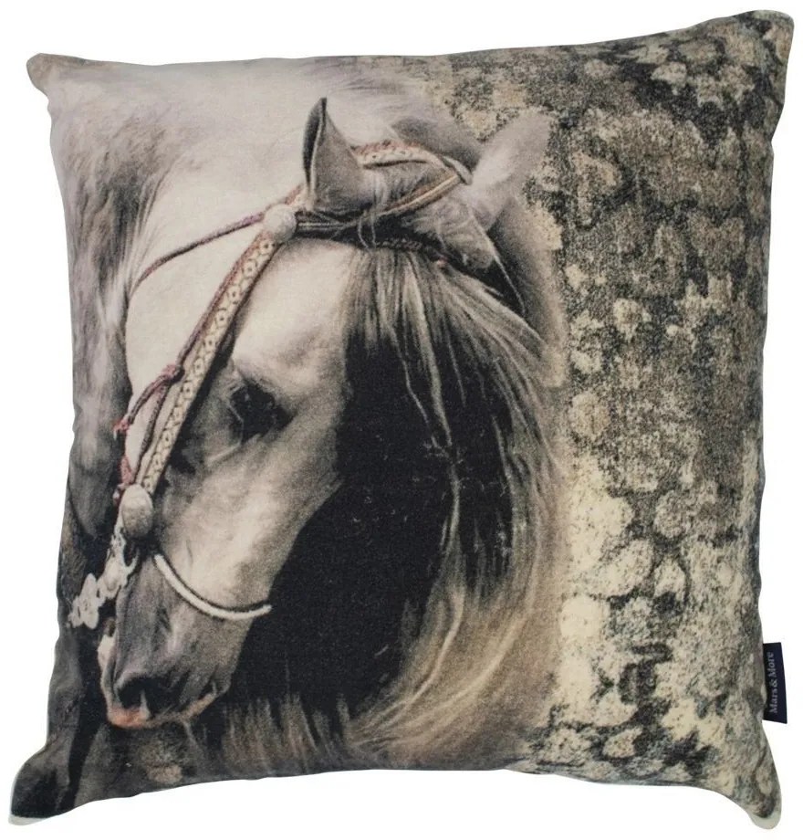 Bavlnený vankúš Kôň - 45 * 45cm