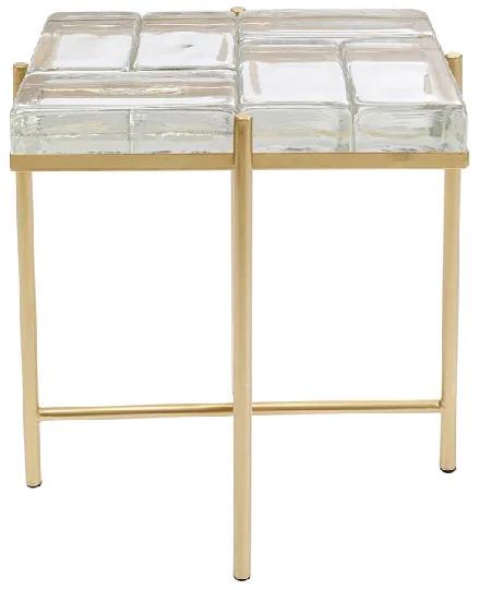 Iceline príručný stolík zlatý