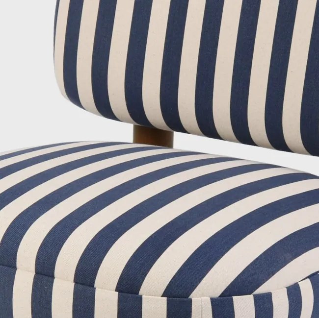 Kreslo LUMEN modré / biele 741104