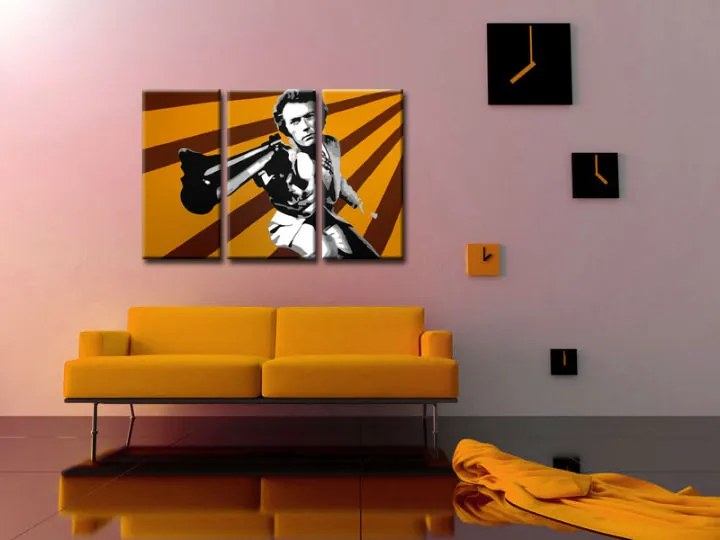 Ručne maľovaný POP Art obraz Clint Eastwood | rôzne rozmery