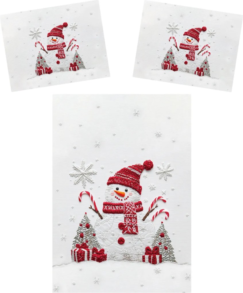 3D obliečky z mikrovlákna CANDY FROST farebné Rozmer obliečky: 2 ks 70 x 90 cm | 140 x 200 cm