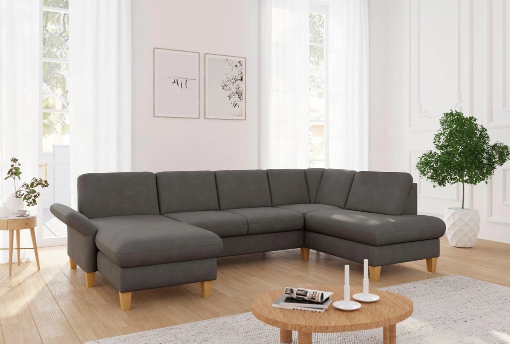 XXXLutz SEDACIA SÚPRAVA, textil, grafitová Sit & More - Sedačky - 000144016199