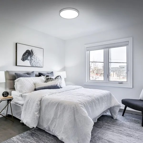 Briloner 3709-014 - LED RGBW Stm. stropné svietidlo LED/22W/230V strieborná + DO