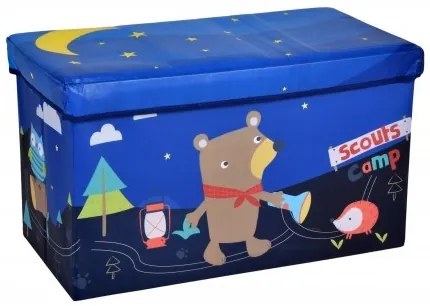Detský box na hračky s motívom medvedíka