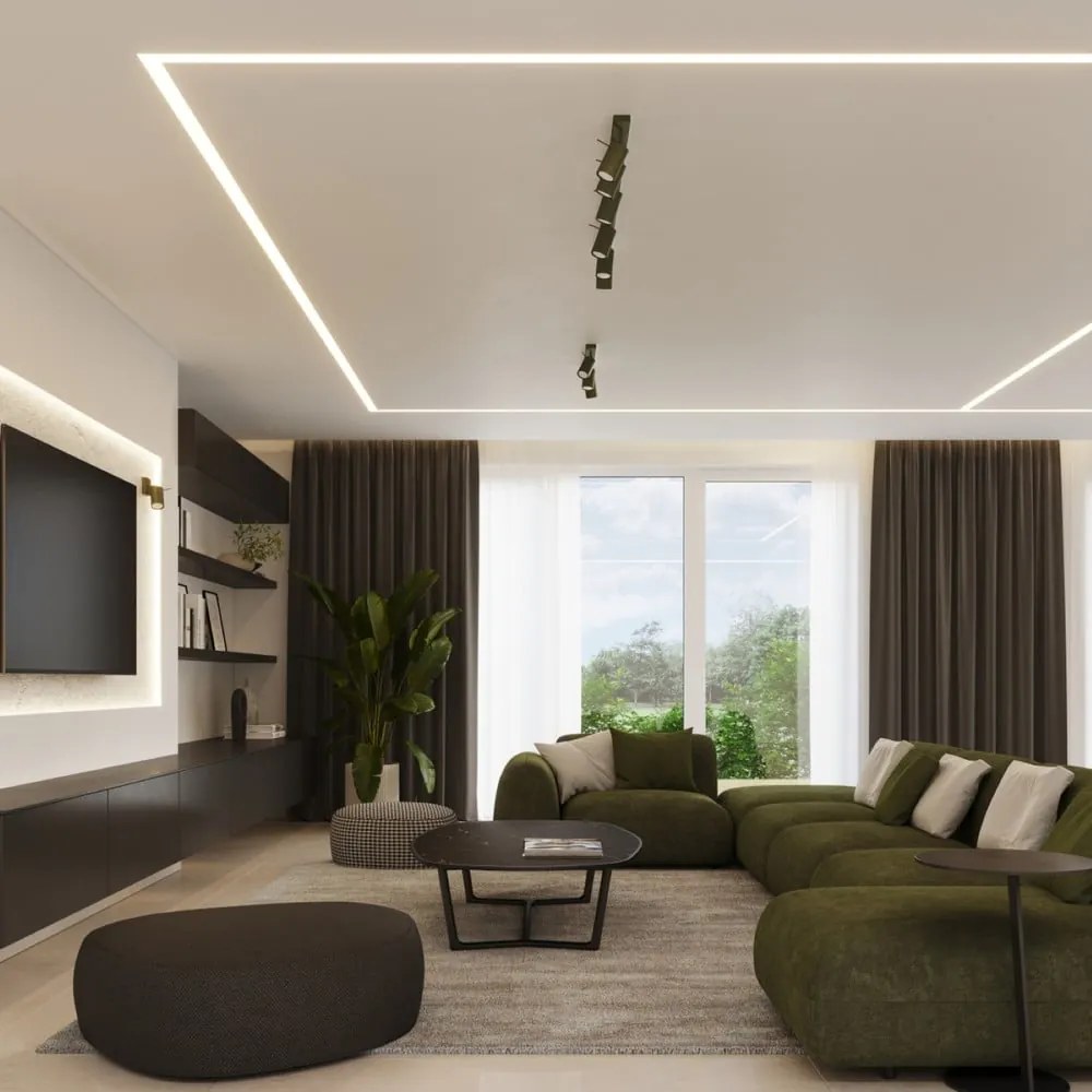 Zelené bodové svietidlo 6x30 cm Etna – Sollux