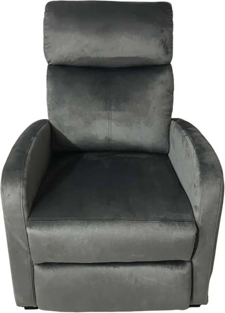 Relaxačné kreslo René rozkladacie šedé