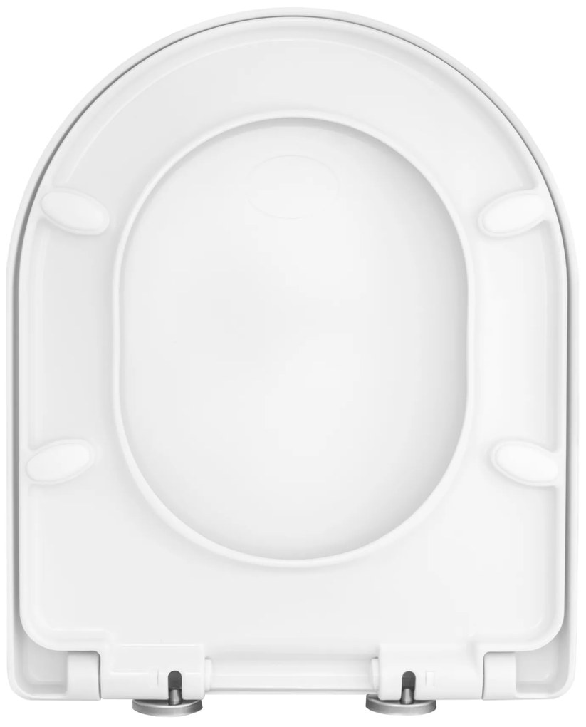 Gamma Sewilla D4, WC sedadlo 420x345mm, SoftClose, biela lesklá, GMA-D4