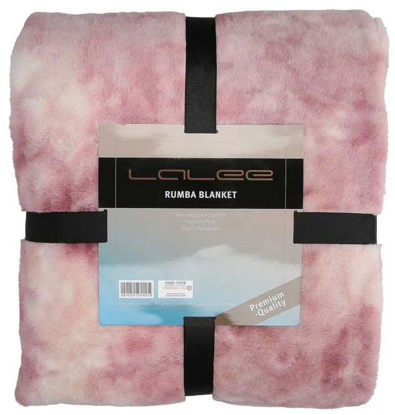 Lalee Deka Rumba Blanket Pink Rozmer textilu: 150 x 200 cm