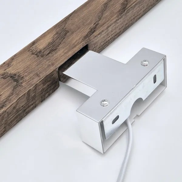 Brilagi-LED Kúpeľňové osvetlenie zrkadla WOODY MIRROR LED/12W/230V IP44 dub/chro