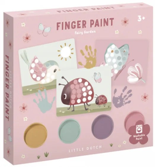 Little Dutch Kreatívna sada maľovanie prstami Fairy Garden