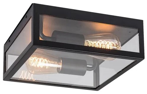 Rabalux 7070 - Vonkajšie stropné svietidlo ZATON 2xE27/60W/230V IP23