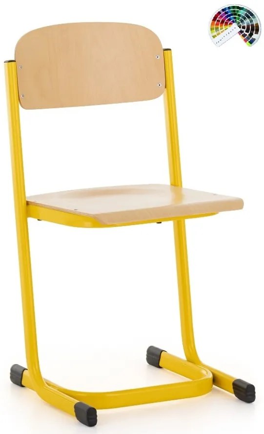 Školská žiacka stolička VARIOFIX pevná, rôzne farby a veľkosti
