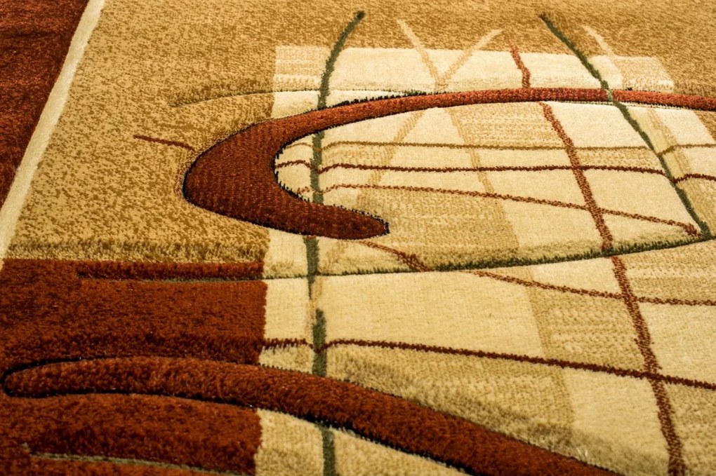 TA Koberec 5118A HNEDÁ ANTOGYA Rozmer: 160x220 cm