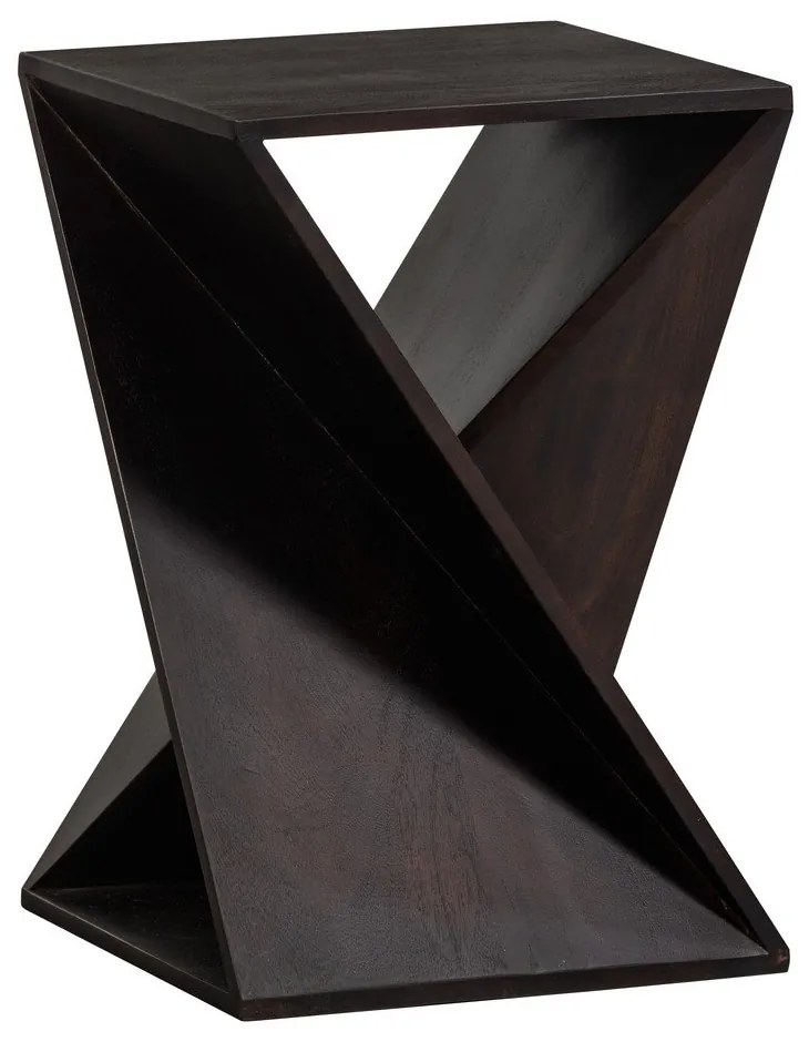 Odkladací stolík z masívu akácie 41x41 cm Ikem – WOOOD